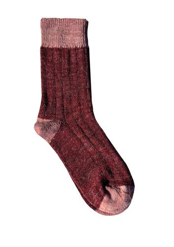 Paripiede Donna Alpaca Costa Larga Bordeaux