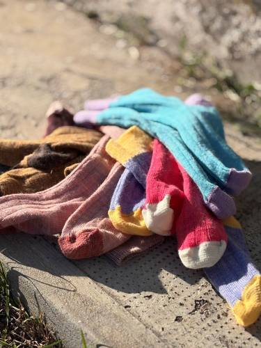 Paripiede Donna Alpaca Costa Larga Turchese