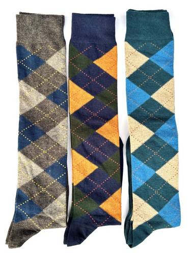 Calzettone Uomo Intarsio caldo cotone