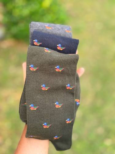 Calzettone Uomo caldo cotone Little Duck