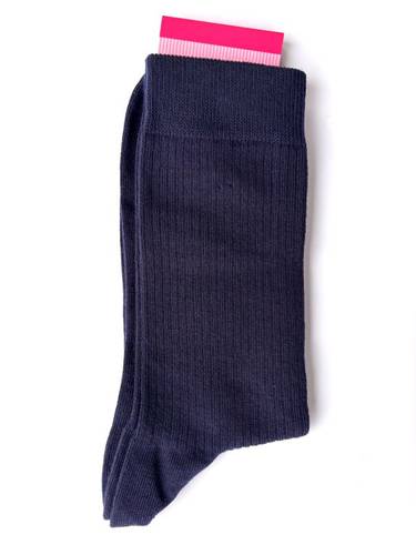 Calzino Paripiede Costina Donna Caldo Cotone Blu