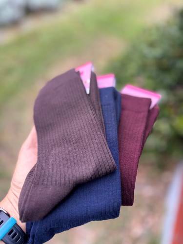 Calzino Paripiede Costina Donna Caldo Cotone Marrone