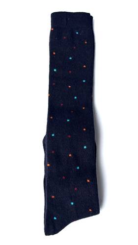 Calzettone Uomo Misto Cashmere Pois piccoli Blu