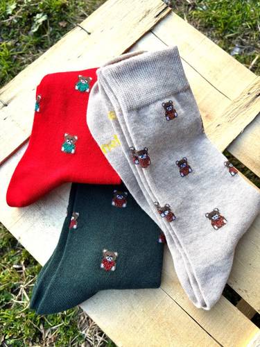 Calzino Donna Caldo Cotone Teddy