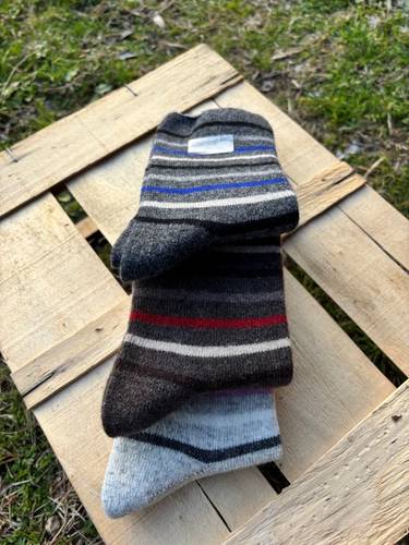 Calza Corta Righina Misto Cashmere Antracite