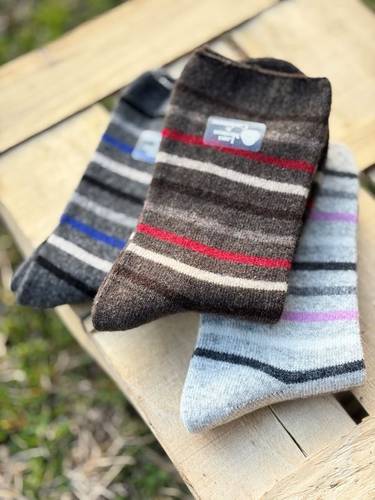 Calza Corta  Misto Cashmere Righina Marrone