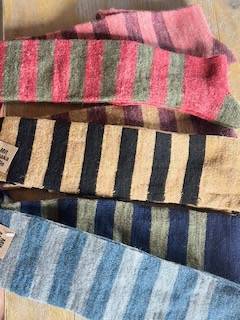 Calzettoni Uomo Alpaca Righe Bosco