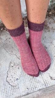 Paripiede Donna Alpaca Costa Larga Rosa Antico