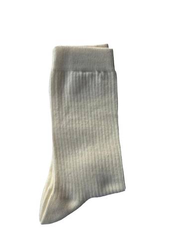 Calzino Paripiede Costina Donna Caldo Cotone Panna