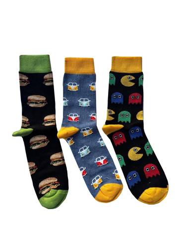 Calzino paripiede Uomo caldo cotone Funny 2