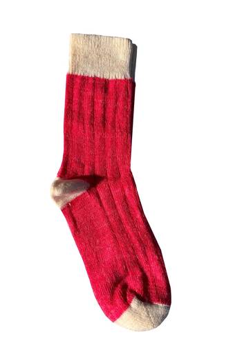 Paripiede Donna Alpaca Costa Larga Lampone